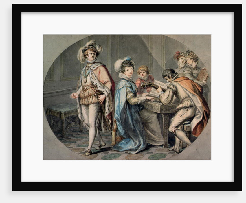 The Jealousy of Darnley by Giovanni Battista Cipriani