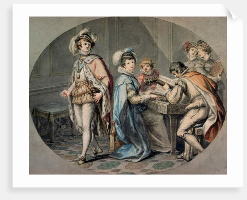 The Jealousy of Darnley by Giovanni Battista Cipriani