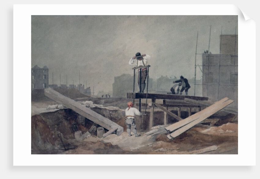 The Sawpit by Luke Clennell