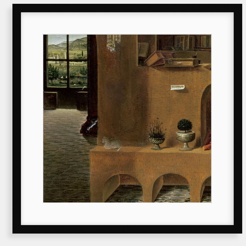 St. Jerome in his study, detail, c.1475 by Antonello da Messina