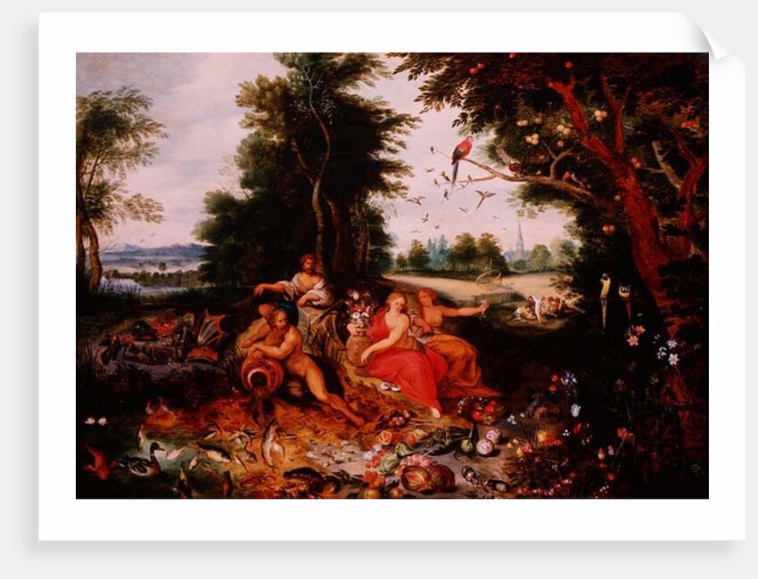 The Four Elements by Jan van the Elder Kessel