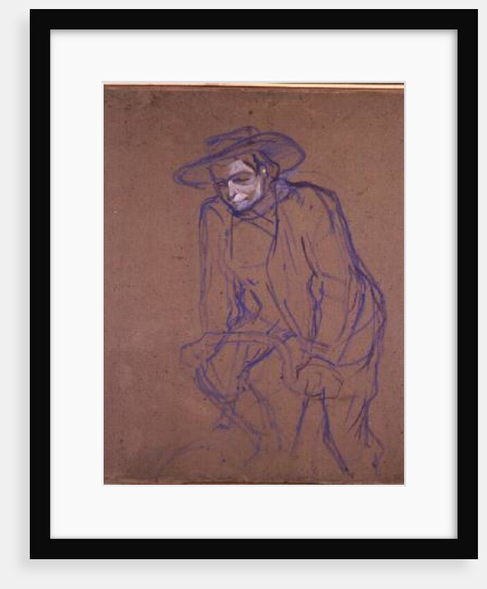 Aristide Bruant on a Bicycle, 1896 by Henri de Toulouse-Lautrec