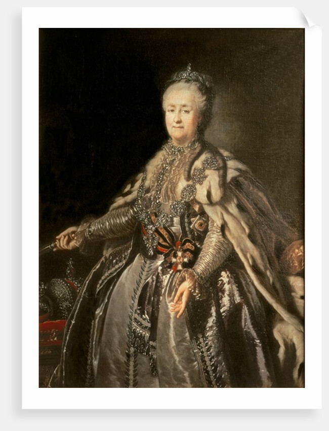 Catherine the Great, 1793 by Johann Baptist I Lampi