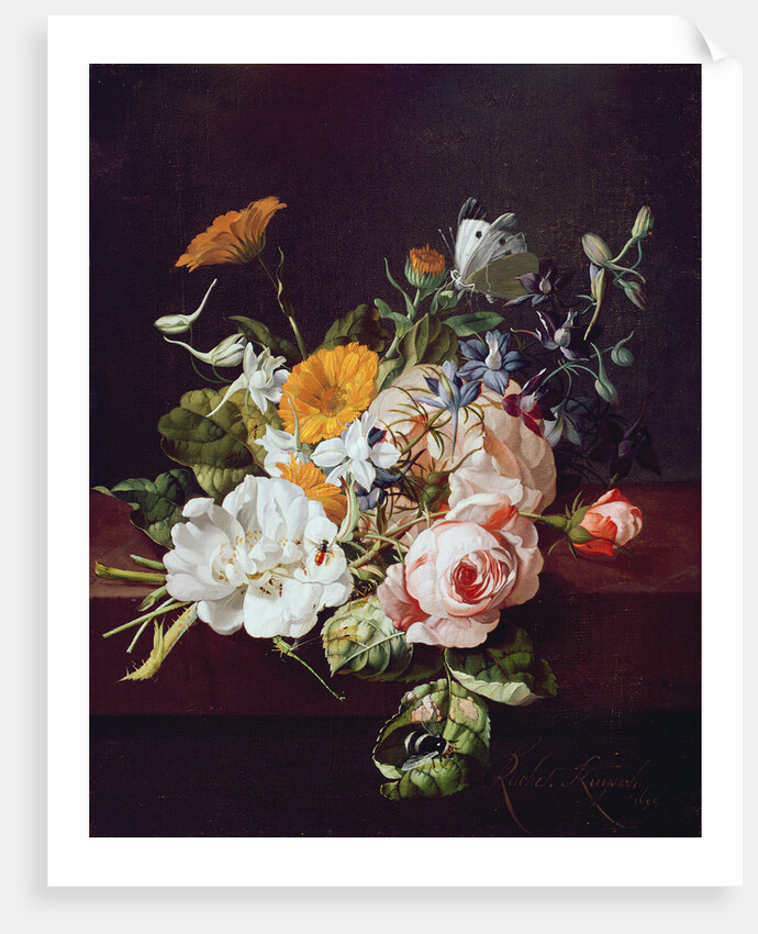 Vase of Flowers, 1695 by Rachel Ruysch