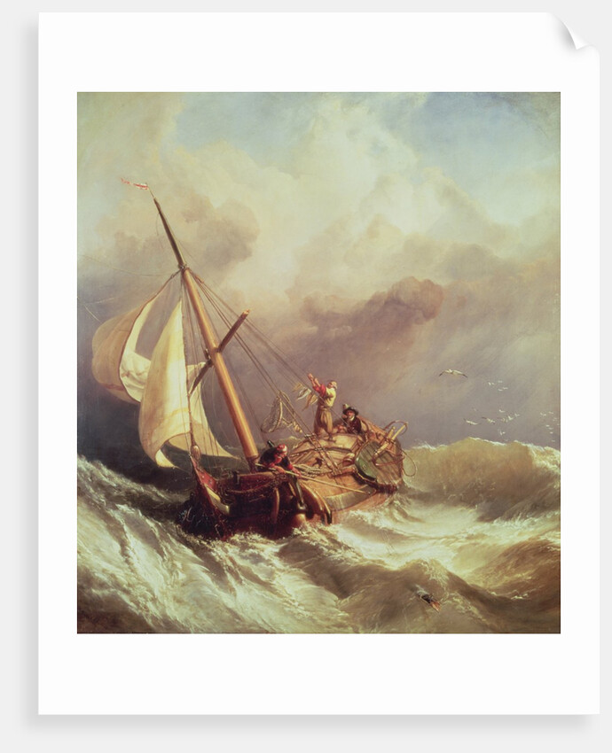 On the Dogger Bank, 1846 by William Clarkson Stanfield