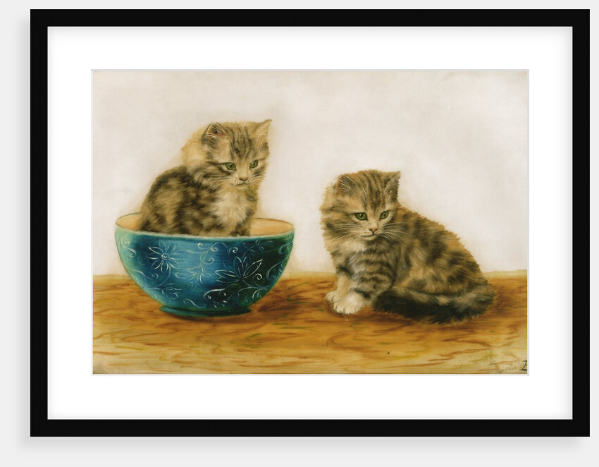 Felines at Play by Bessie Bamber