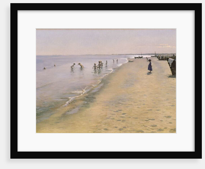 Summer Day at the South Beach of Skagen, 1884 by Peder Severin Kroyer