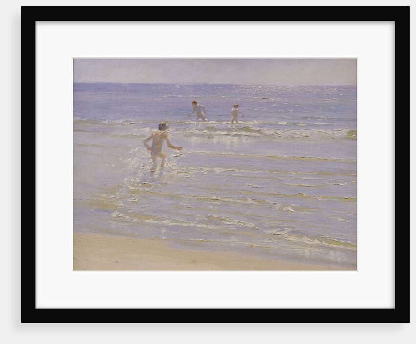Sunshine at Skagen: Boys Swimming, 1892 by Peder Severin Kroyer