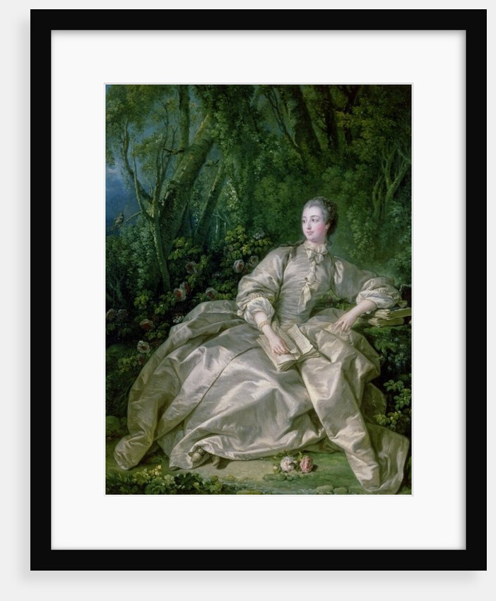 Madame de Pompadour, 1758 by Francois Boucher