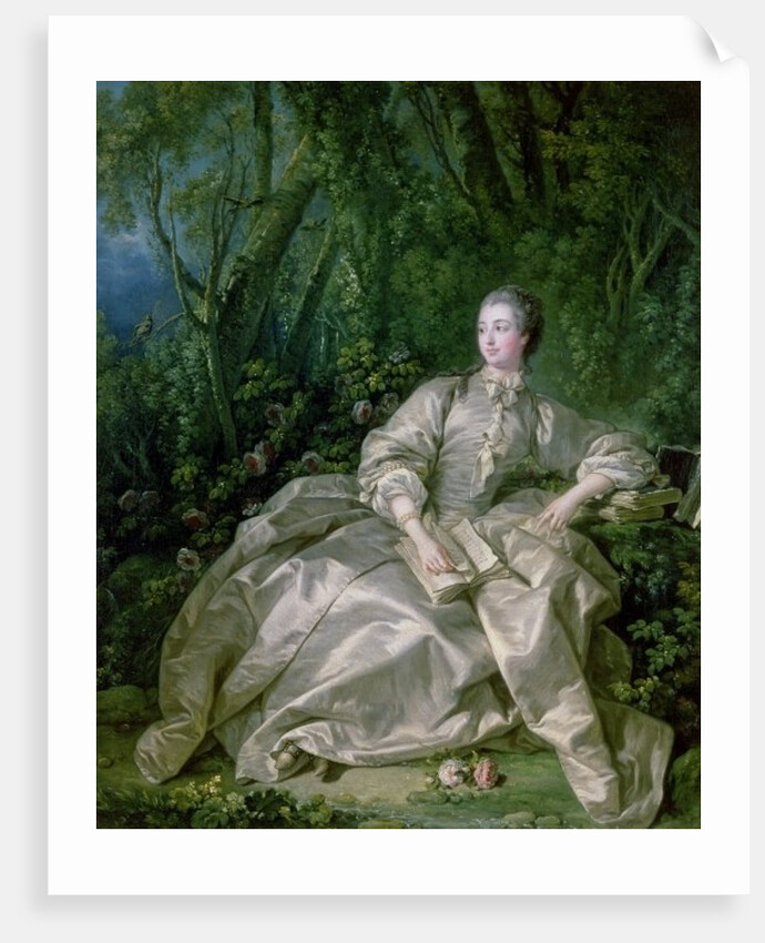Madame de Pompadour, 1758 by Francois Boucher