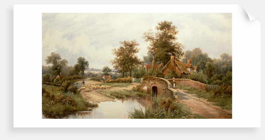 The Sheep Drover by Octavius Thomas Clark