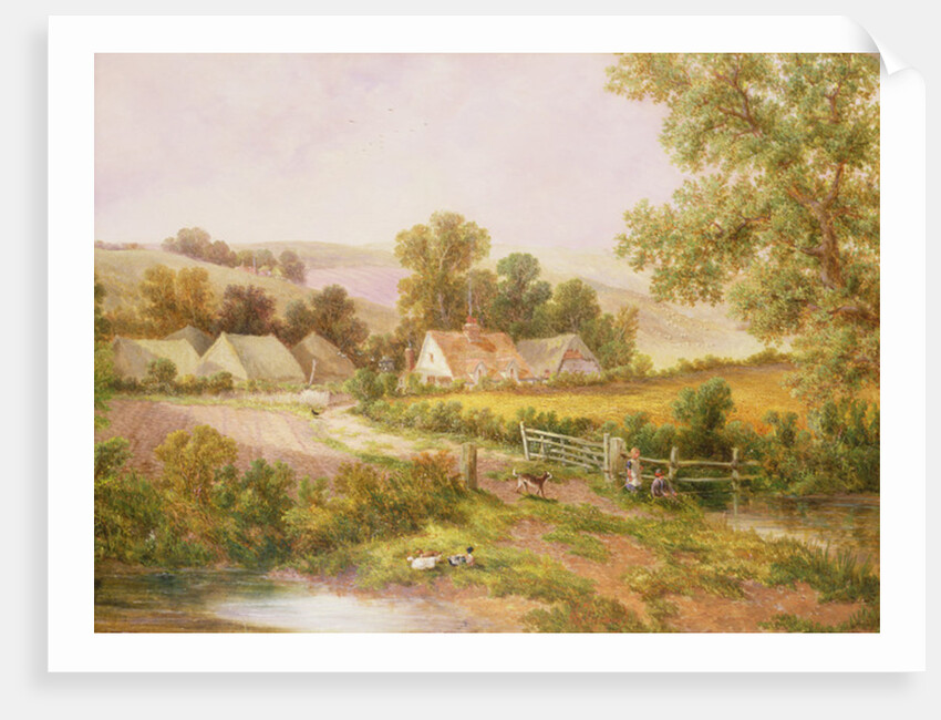 Farmyard scene by C.L. Boes