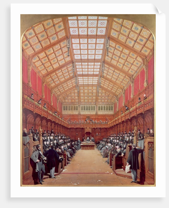 Interior of the House of Commons by Joseph Nash