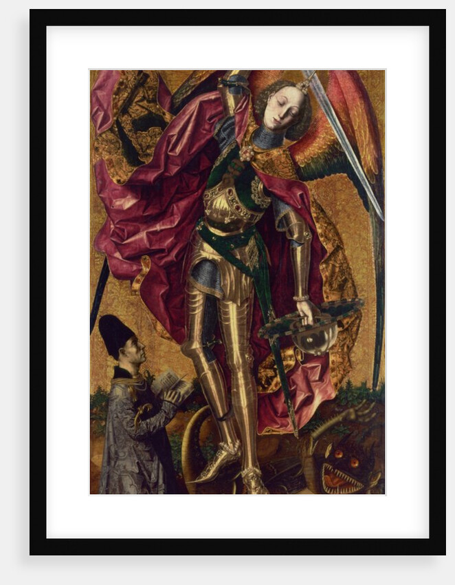 St. Michael triumphs over the Devil, 1468 by (c.1435/40-1500) Bermejo