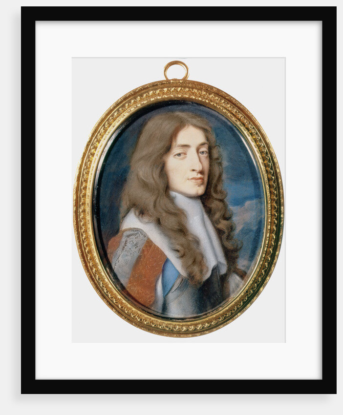 Miniature of James II as the Duke of York by Samuel Cooper