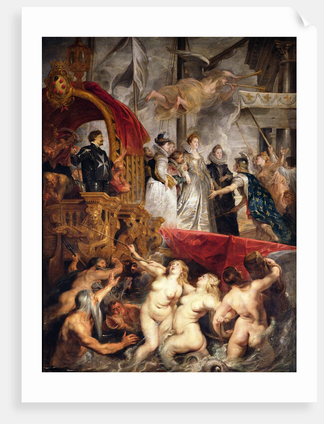 The Arrival of Marie de Medici in Marseilles, 3rd November 1600, 1621-25 by Peter Paul Rubens