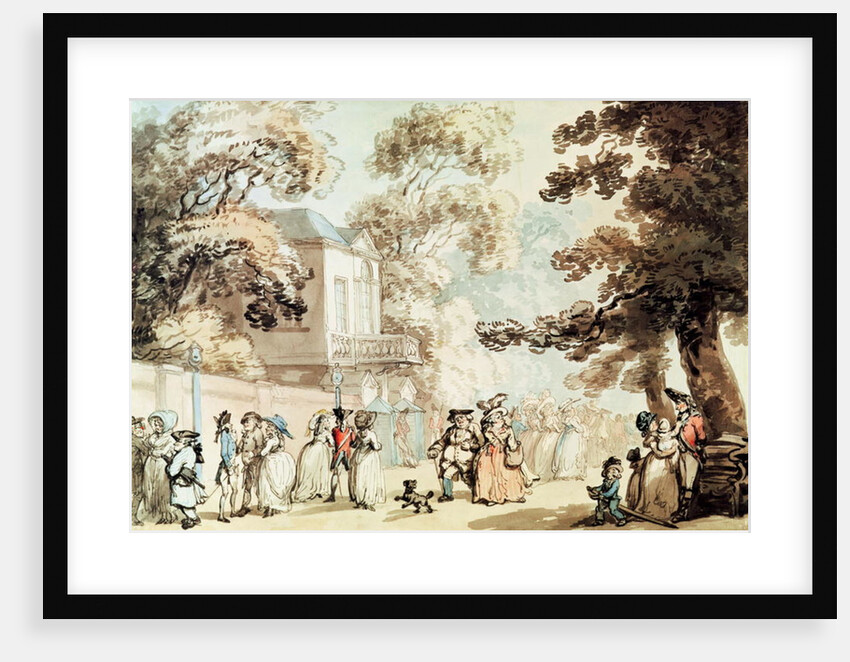 Spring Gardens, Ranelagh by Thomas Rowlandson