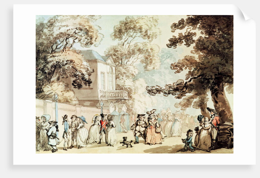 Spring Gardens, Ranelagh by Thomas Rowlandson
