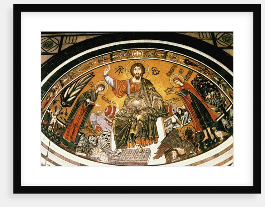 Mosaic of Jesus Christ with the Virgin and St. Minias, 1297 by Anonymous