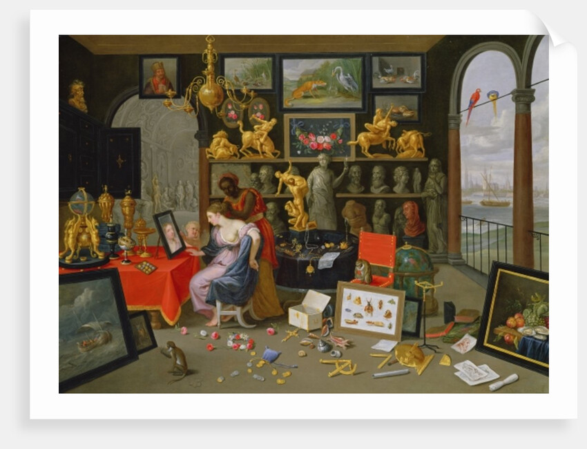 Venus at her Toilet by Jan van the Elder Kessel