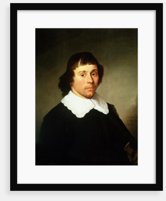 Portrait of a Young Man, in a Black Costume with a White Lace Collar by Jacob Gerritsz Cuyp