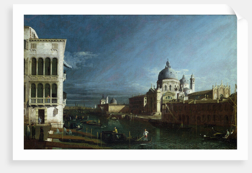 The Molo Looking West with the Doge's Palace in the Distance by Bernardo Bellotto