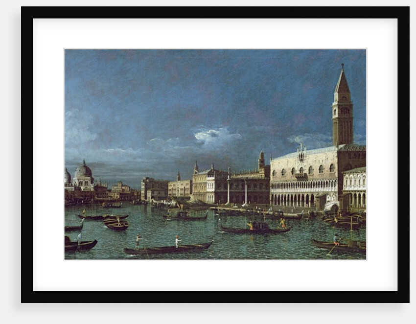 The Grand Canal with the Church of Santa Maria della Salute, 18th century by Bernardo Bellotto