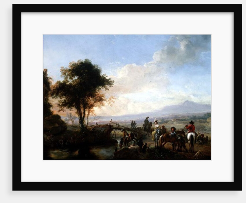 A Hawking Party by Philips Wouwermans or Wouwerman