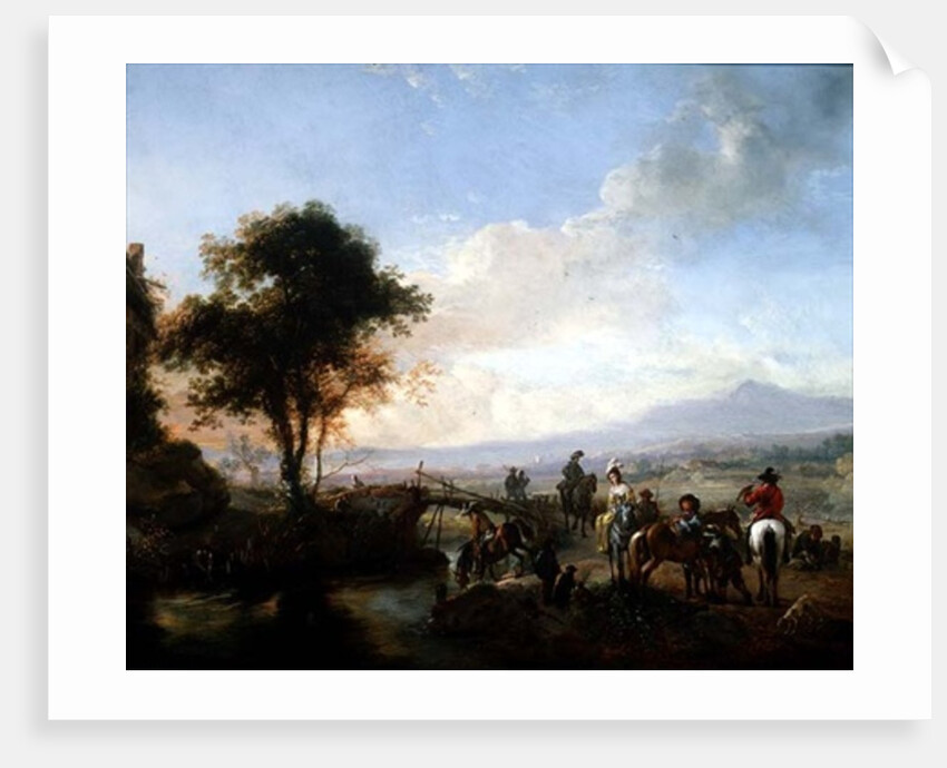 A Hawking Party by Philips Wouwermans or Wouwerman