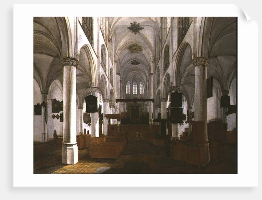 An Interior of the Church of St. Gertrud in Bergen Op Zoom, c.1650 by Dutch School