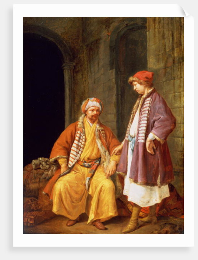 Two Merchants Conversing by Jacob Toorenvliet