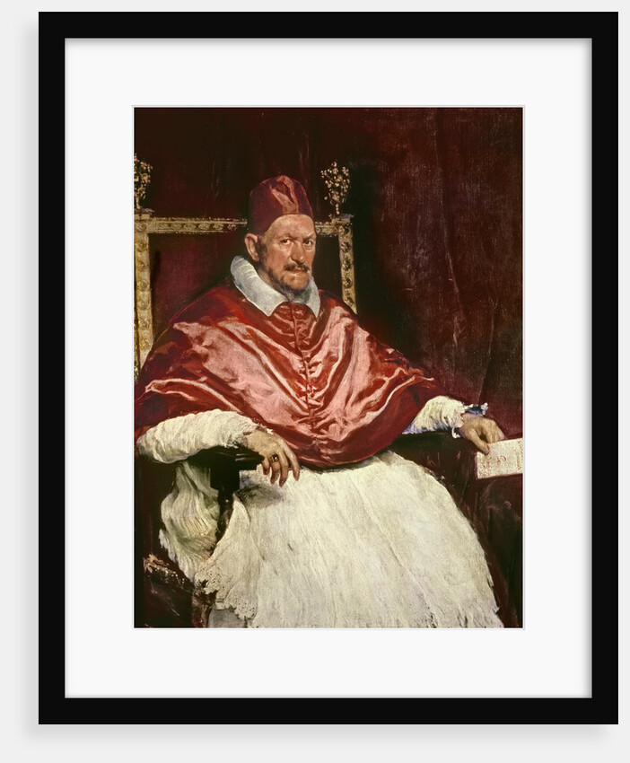 Portrait of Pope Innocent X, 1650 by Diego Rodriguez de Silva y Velazquez