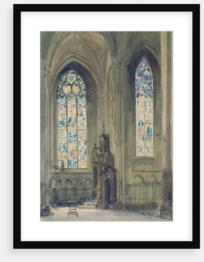Chapel in the South Transept, Rouen Cathedral, 19th century by Augustus Welby Pugin