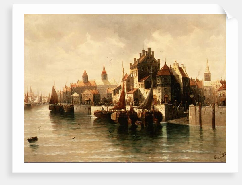 Kieler Canal by August Siegen