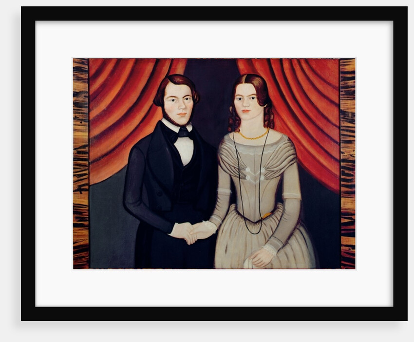 Portrait of Newly-weds by American School