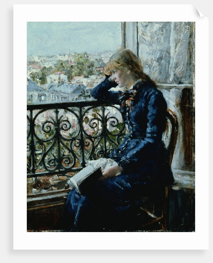 At the Window, 1881 by Hans Olaf Heyerdahl