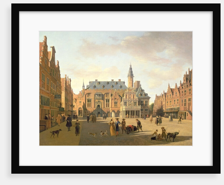 View of the Grote Markt in Haarlem by Gerrit Adriaensz Berckheyde