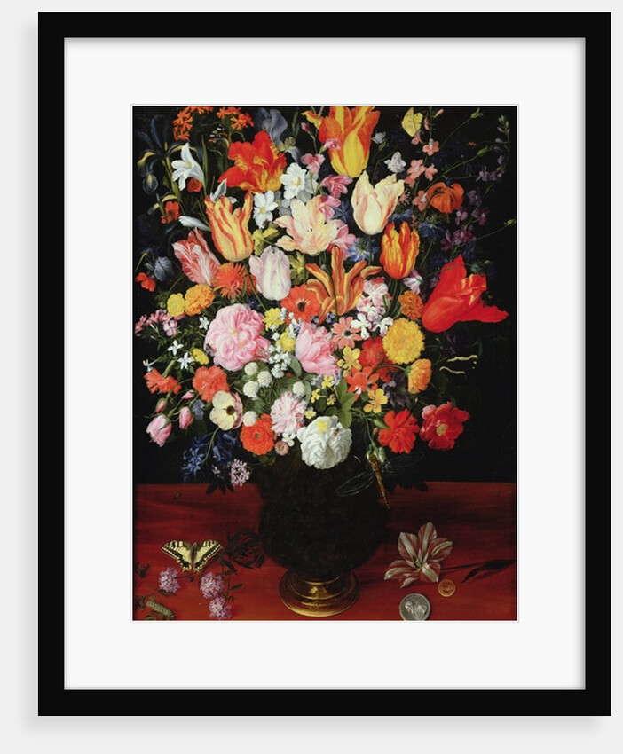 Still life of flowers, 1610s by Kasper or Gaspar van den Hoecke