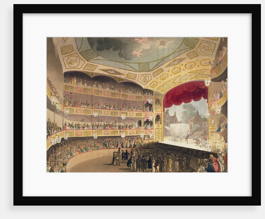Royal Circus from Ackermann's 'Microcosm of London' by T. & Pugin A.C.(1762-1832) Rowlandson