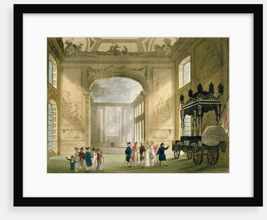 Greenwich Hospital by T. & Pugin A.C. Rowlandson