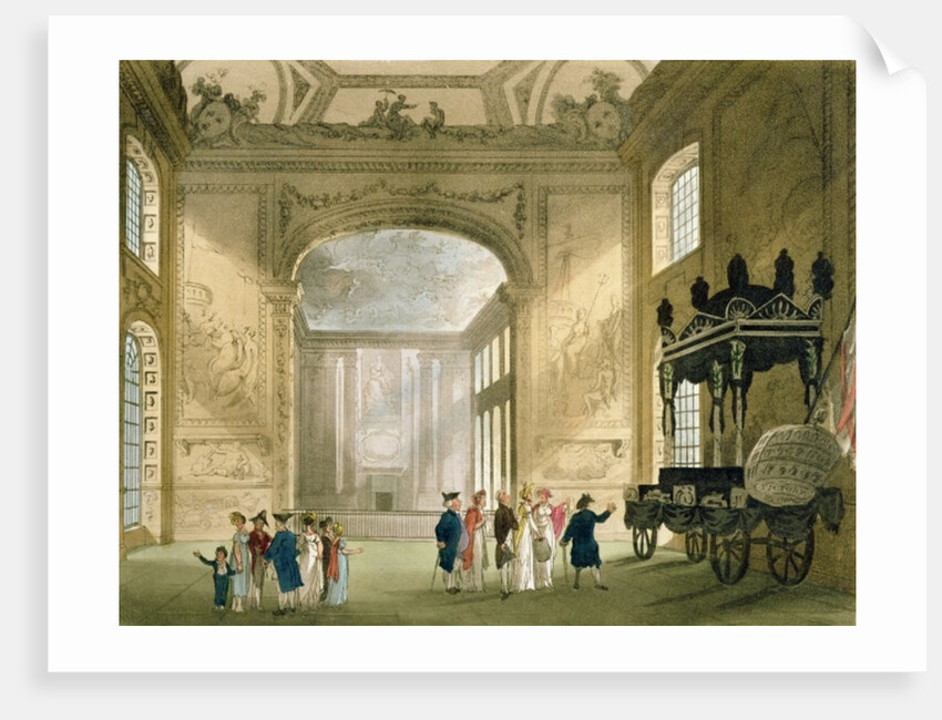 Greenwich Hospital by T. & Pugin A.C. Rowlandson