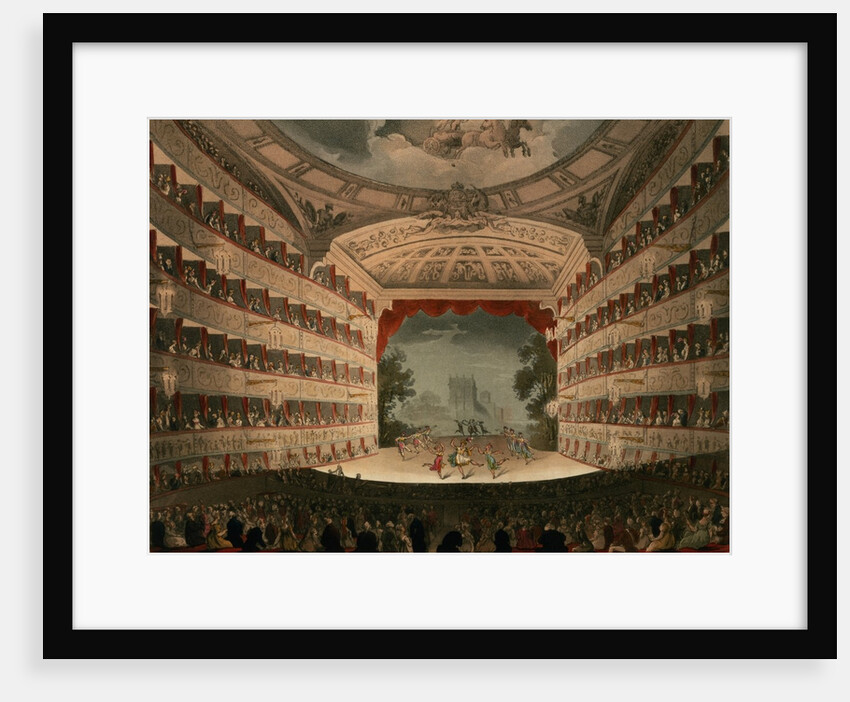 New Covent Garden Theatre, 1810 by T. & Pugin A.C. (1762-1832) (after) Rowlandson