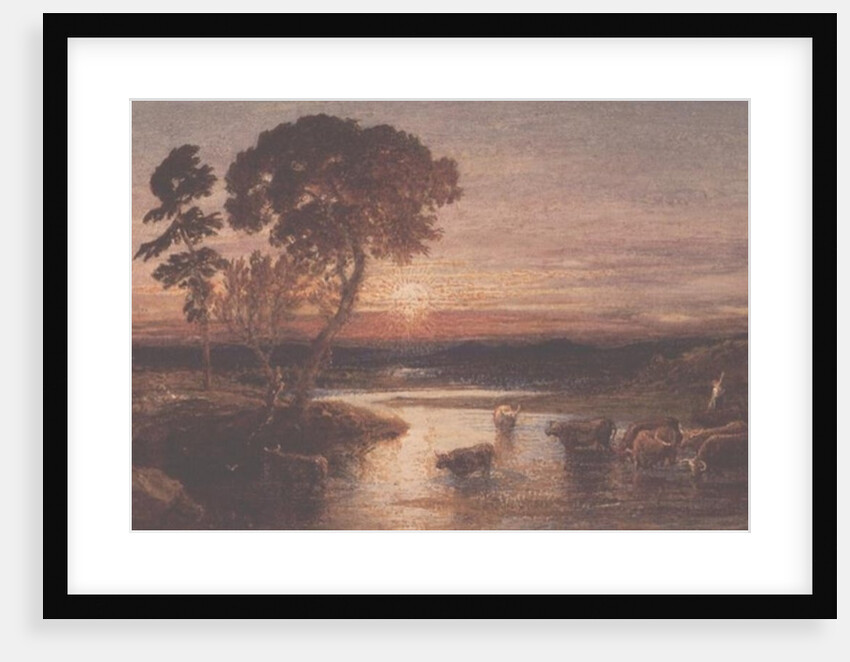 Going to the Fold, Sunset, 1879 by Samuel Palmer