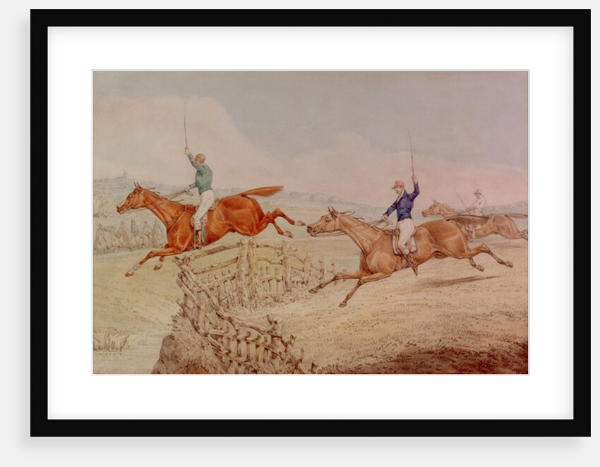 Jumping a Fence by Henry Thomas Alken