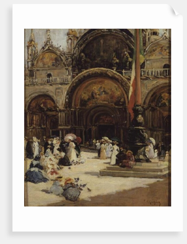 The Basilica of San Marco, Venice by Fernand Legout-Gerard