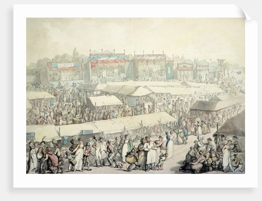 Brook Green Fair by Thomas Rowlandson