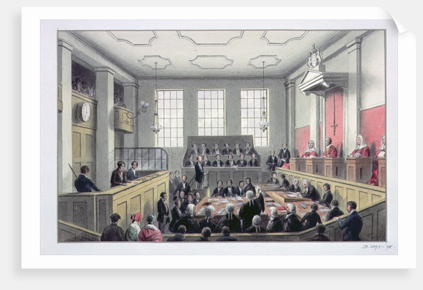 The Old Bailey, London by Thomas Hosmer Shepherd