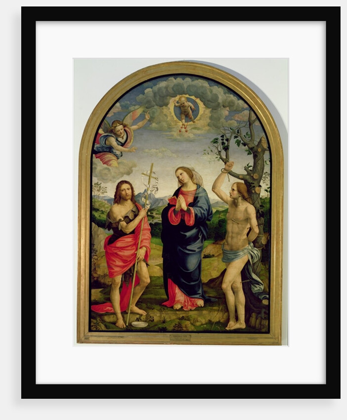 The Virgin with Saints Sebastian and John the Baptist by Timoteo Viti