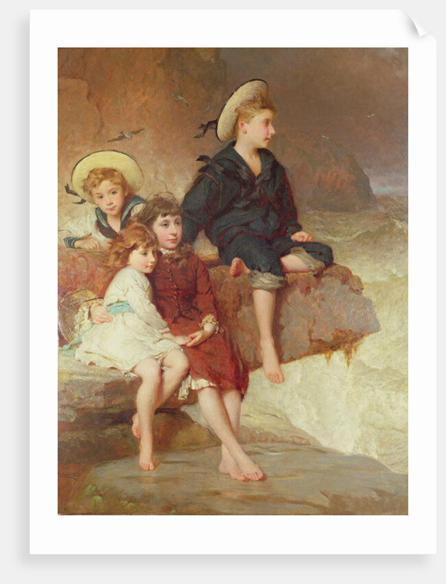 The Children of Sir Hussey Vivian BT., M.P., 1883 by George Elgar Hicks