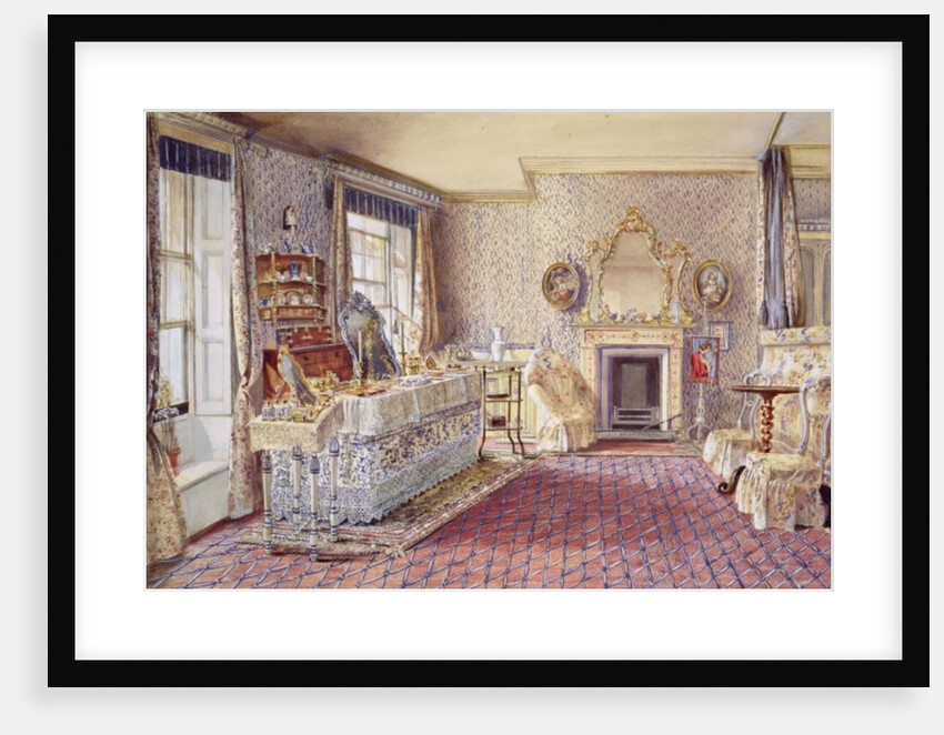 Interior of a bedroom by Samuel A. Rayner